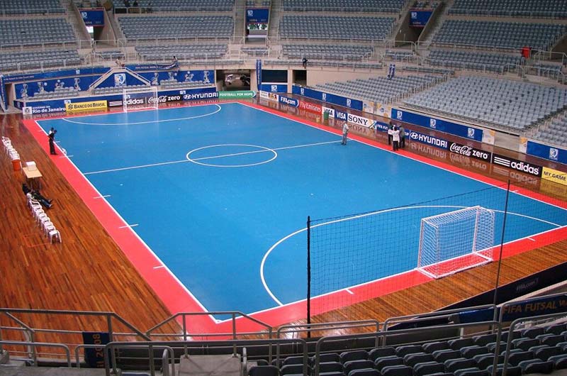 Mặt sàn thảm của sân thi đấu Futsal