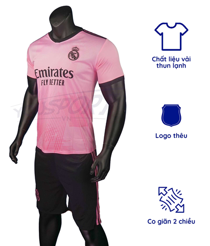 Quần Áo Real Madrid 22/23 Hồng