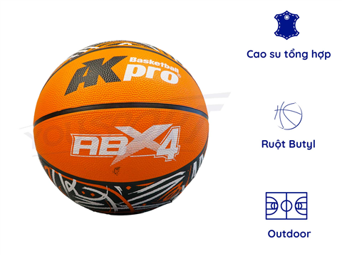 Quả bóng rổ AKpro ABX4 S7 Cam