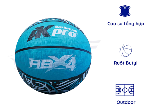 Quả bóng rổ AKpro ABX4 S7 Xanh