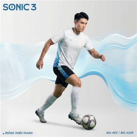 Quần Áo Bulbal Sonic 3 Trắng Xanh