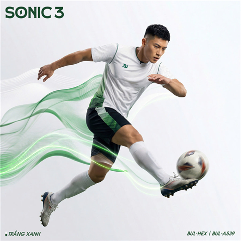 Quần Áo Bulbal Sonic 3 Trắng Xanh Lá