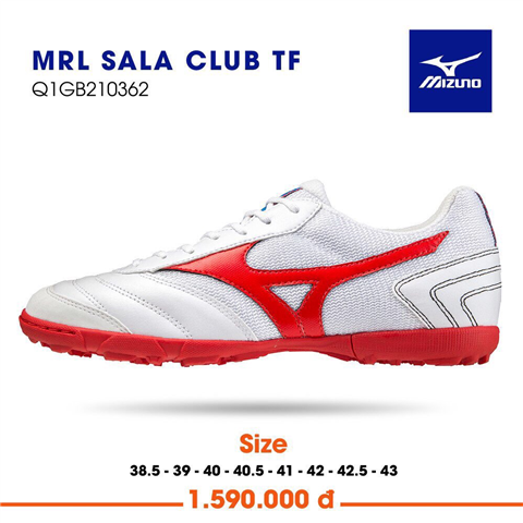 Giày Mizuno Morelia Sala Club AS Trắng đỏ