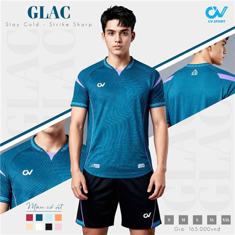 Quần Áo CV Glac Xanh Cổ Vịt
