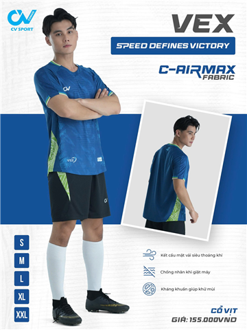 Quần Áo CV Vex Xanh Cổ Vịt