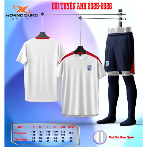 Quần Áo HD Anh Training 2025 Trắng