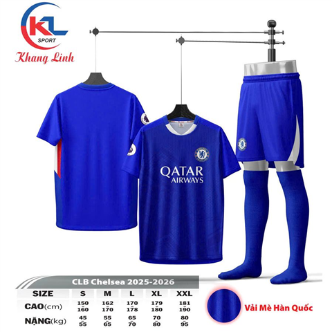 Quần Áo KL Chelsea 25/26 Xanh Bích
