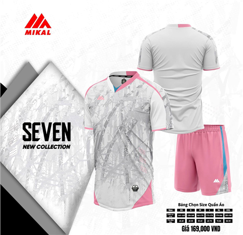 Quần Áo Mikal K7 Trắng Hồng