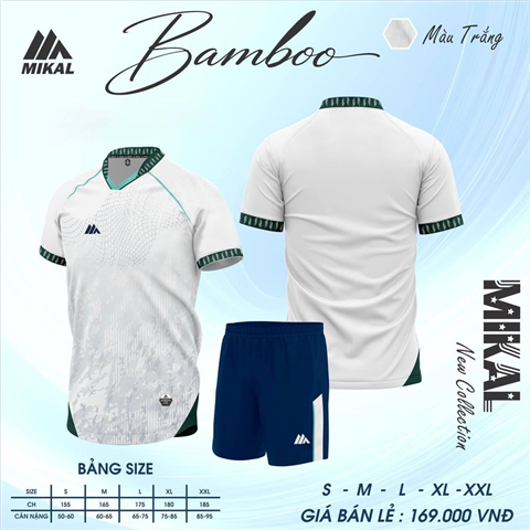 Quần Áo Mikal Bamboo Trắng