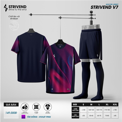 Quần Áo Strivend V7 Tím