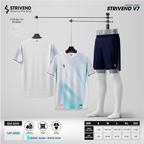 Quần Áo Strivend V7 Trắng