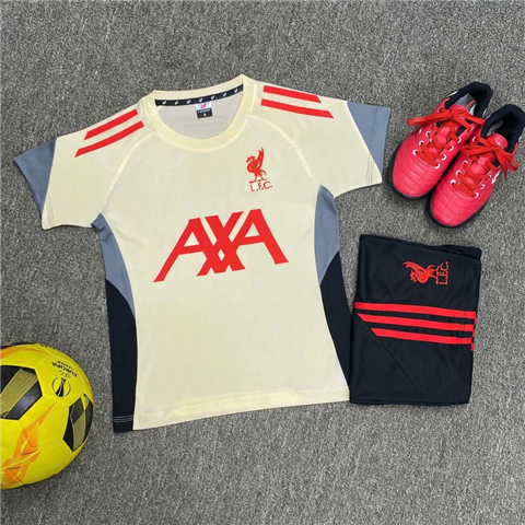 Quần Áo Trẻ Em JS Liverpool Training 25/26 Kem