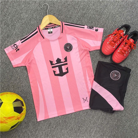 Quần Áo Trẻ Em JS Inter Miami 25/26 Hồng