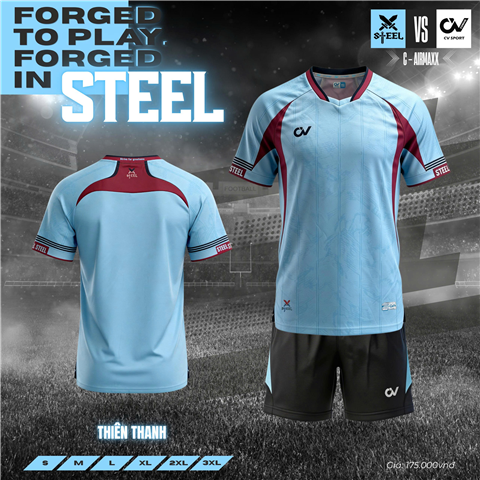 Quần Áo CV Steel Xanh Biển
