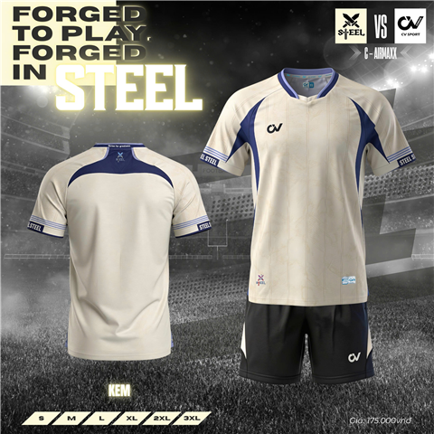 Quần Áo CV Steel Kem