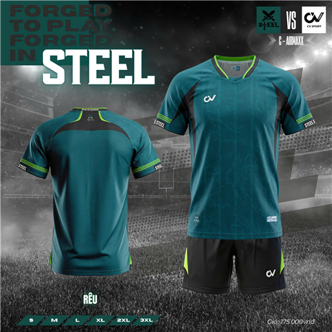 Quần Áo CV Steel Xanh Cổ Vịt