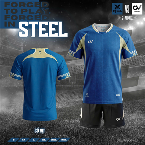 Quần Áo CV Steel Xanh Cổ Vịt