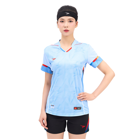 Quần Áo Bóng Chuyền Beyono Grind Nữ Xanh Lam