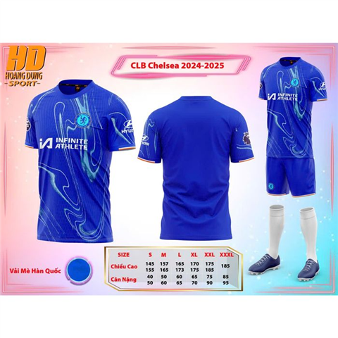 Quần áo HD Chelsea 24/25 Xanh Bích