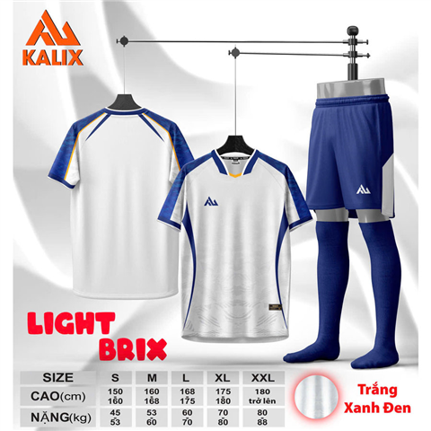 Quần Áo Kalix KL05 Light Brix Trắng Navy