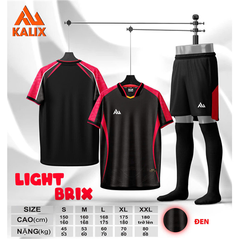 Quần Áo Kalix KL05 Light Brix Đen