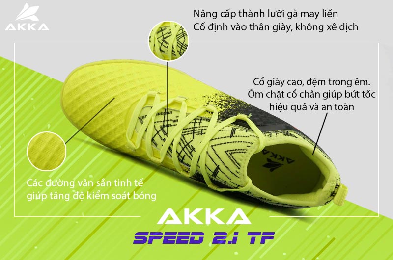 Giày trẻ em Akka Speed 2.1 TF