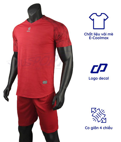 Quần áo bóng đá Egan Alpha TD04 Đỏ