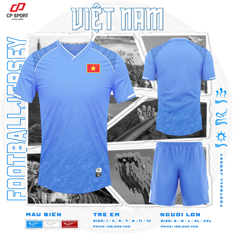Quần áo CP Việt Nam Xanh Biển