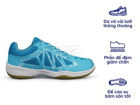 Giày cầu lông Mira LIGHTNING Xanh Ngọc
