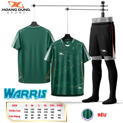Quần Áo HD Warris Xanh Rêu