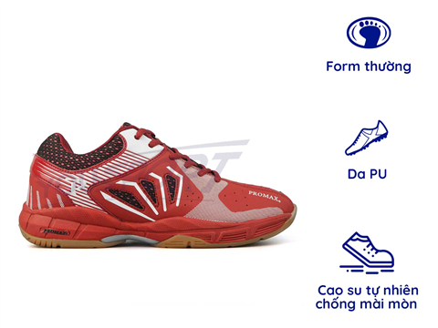 Giày cầu lông Promax 20001 Đỏ Đô