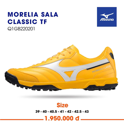 Giày Mizuno Morelia Sala Classic TF Vàng