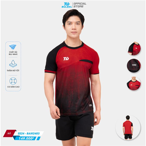 Áo Bulbal BAM2403 NAM Đỏ
