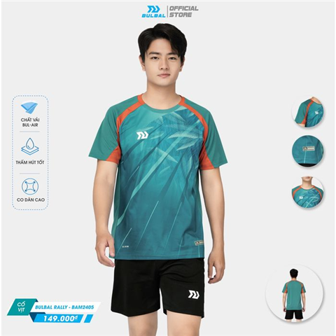 Áo Bulbal BAM2405 NAM Xanh Cổ Vịt