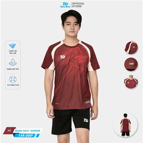 Áo Bulbal BAM2405 NAM Đỏ