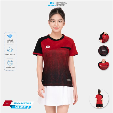 Áo Bulbal BAW2403 NỮ Đỏ