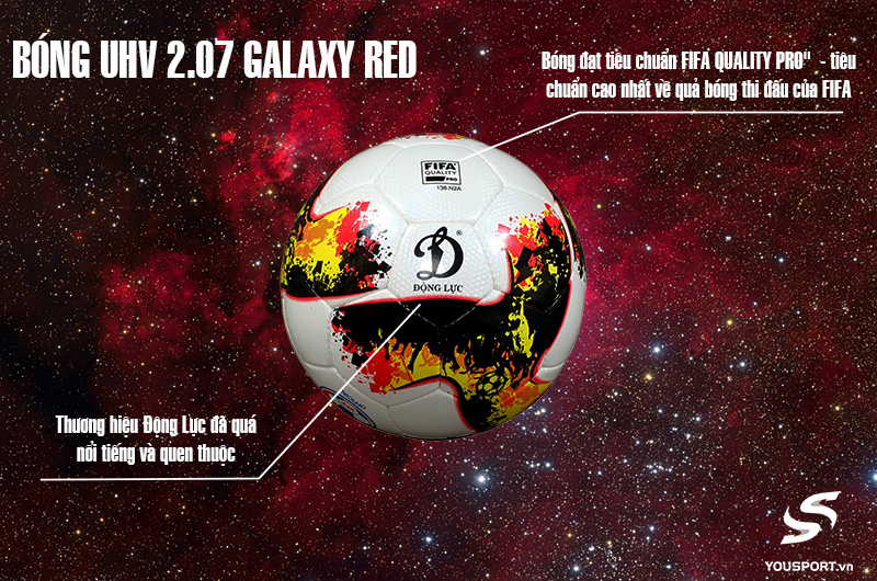 Quả Bóng UHV 2.07 Galaxy Red