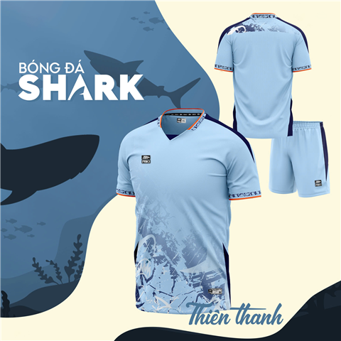 Quần áo Riki Shark Xanh Biển