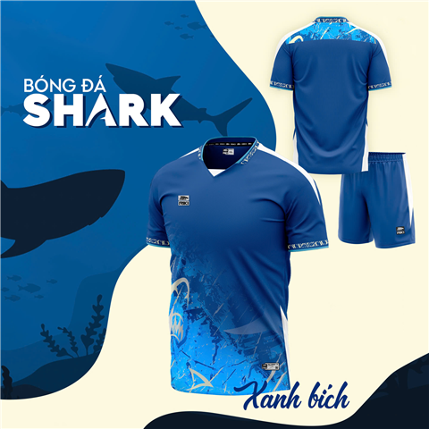 Quần áo Riki Shark Xanh Bích