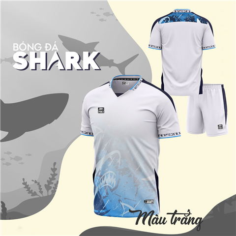 Quần áo Riki Shark Trắng