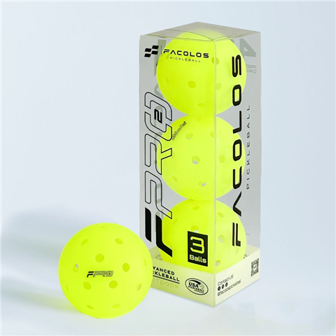 Bóng Pickleball Facolos F-Pro Performance Gen2 (Hộp 3 quả)