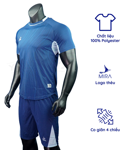 Quần áo bóng đá Mira PTT12 Xanh