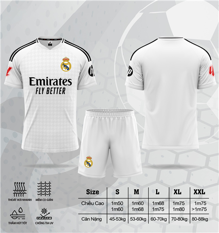 Quần Áo JP Real Madrid 24/25