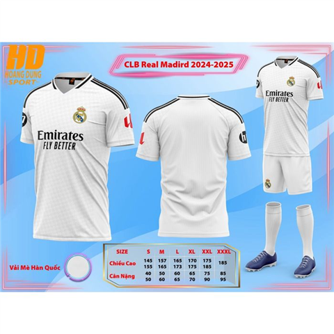 Quần áo HD Real Madrid 24/25