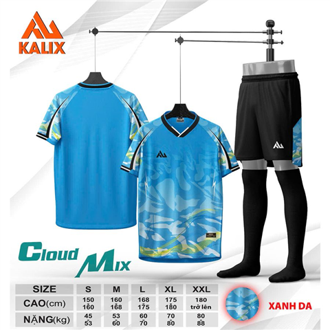 Quần Áo Kalix KL04 Cloud Mix Xanh Biển