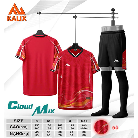 Quần Áo Kalix KL04 Cloud Mix Đỏ