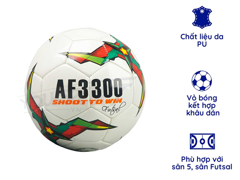 Quả Bóng Futsal Akpro AF3300 Trắng
