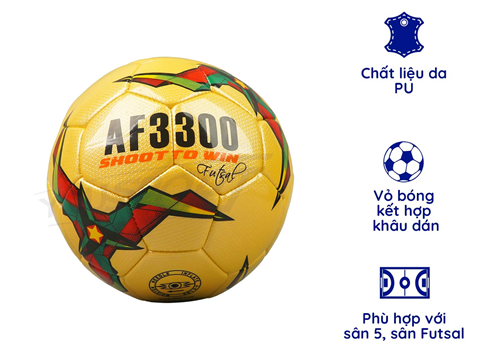 Quả Bóng Futsal Akpro AF3300 Vàng