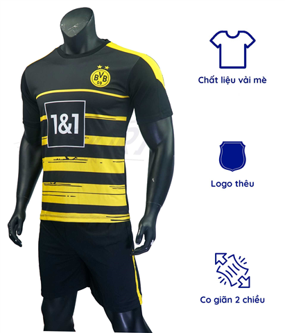 Quần Áo Dortmund mè Đen
