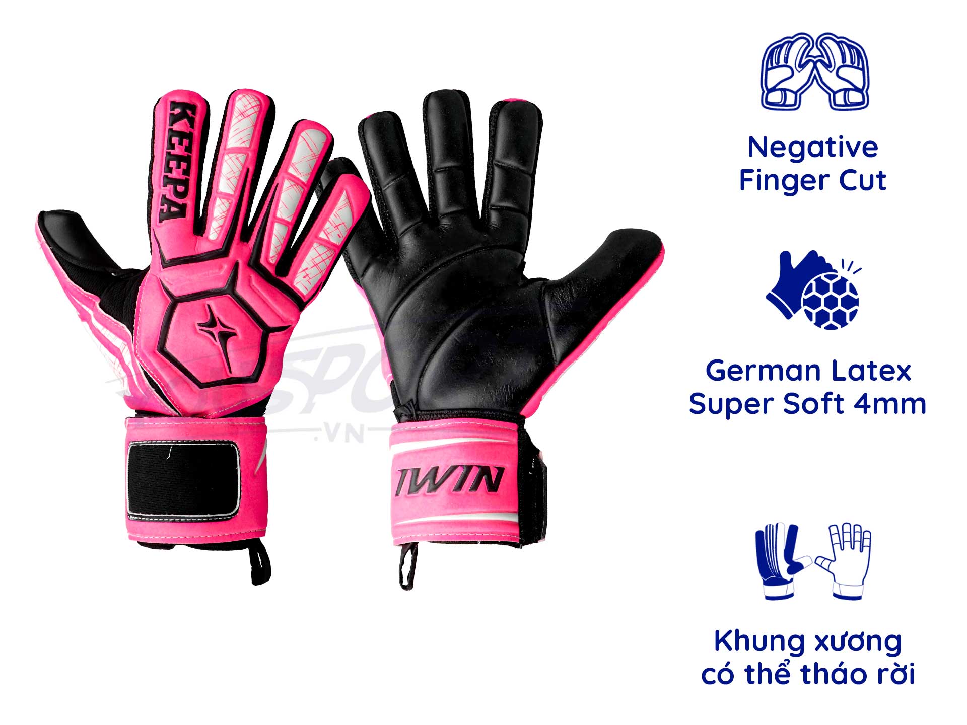 Găng tay thủ môn Iwin Keepa PRO GK02 | YouSport